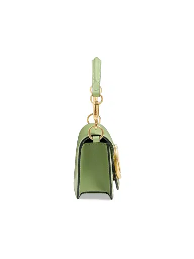 Valentino Garavani Women's Locò Small Shoulder Bag with Jewel Logo - Mint Crystal | Thumbnail 4