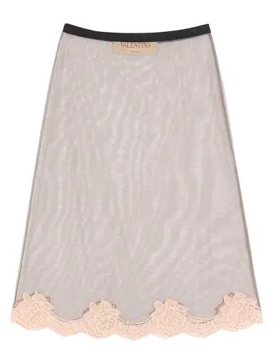 Valentino Garavani Women's Tulle Skirt - Grey - Size Large | Thumbnail 1 Valentino Garavani Women's Tulle Skirt - Grey - Size Large | Thumbnail 1