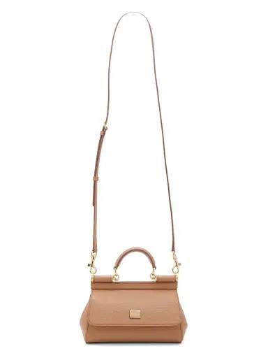 Dolce & Gabbana Women's Sicily Mini Leather Top Handle Bag | Thumbnail 5 Dolce & Gabbana Women's Sicily Mini Leather Top Handle Bag | Thumbnail 5