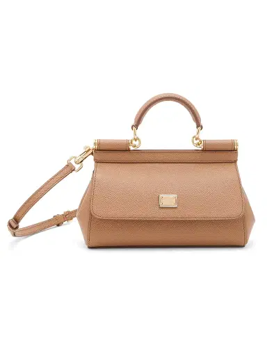 Dolce & Gabbana Women's Sicily Mini Leather Top Handle Bag | Thumbnail 1 Dolce & Gabbana Women's Sicily Mini Leather Top Handle Bag | Thumbnail 1