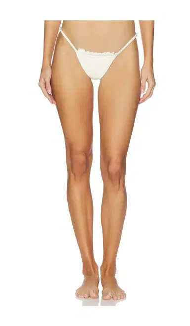 AMOR MIA Pleated Bikini Bottom | Thumbnail 1
