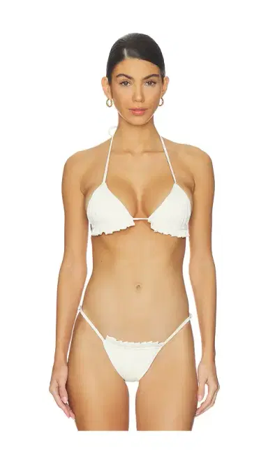 AMOR MIA Pleated Bikini Top | Thumbnail 1