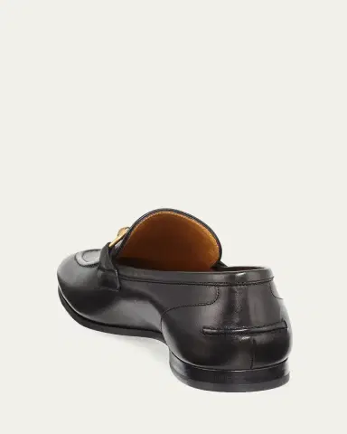 Gucci Men's Jordaan Leather Loafers | Thumbnail 4