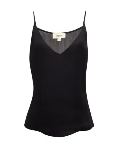 L'AGENCE Gabriella Silk V-Neck Tank | Thumbnail 1
