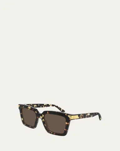 Bottega Veneta Chunky Square Acetate Sunglasses | Thumbnail 2