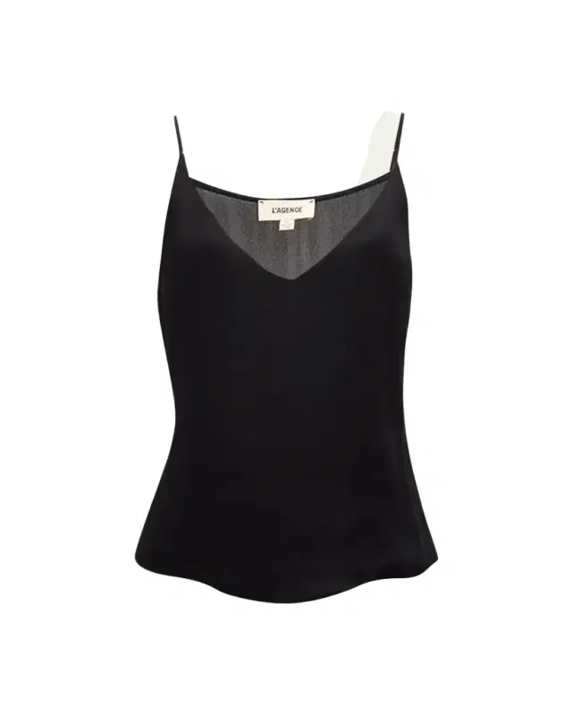 Gabriella Silk V-Neck Tank