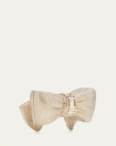 Judith Leiber Couture Bow Deco Crystal Minaudiere | Thumbnail 3 Judith Leiber Couture Bow Deco Crystal Minaudiere | Thumbnail 3