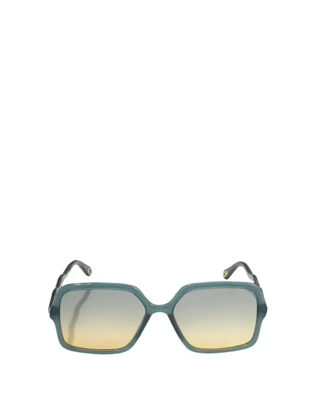 Wavy Rectangle Acetate Sunglasses