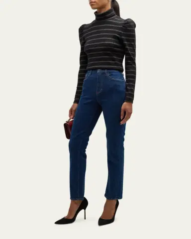 Veronica Beard Alenah Slim Straight Jeans | Thumbnail 2 Veronica Beard Alenah Slim Straight Jeans | Thumbnail 2