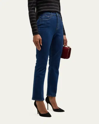 Veronica Beard Alenah Slim Straight Jeans | Thumbnail 4 Veronica Beard Alenah Slim Straight Jeans | Thumbnail 4