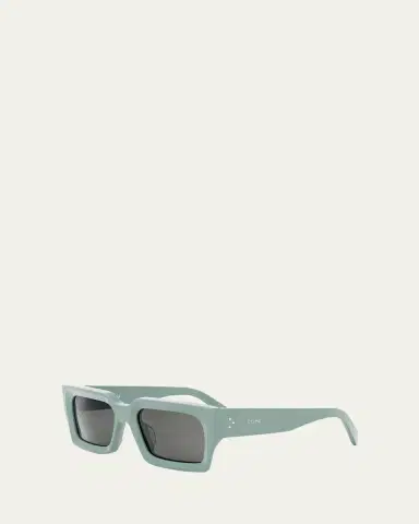 Celine Men's 3-Dot Acetate Rectangle Sunglasses | Thumbnail 2 Celine Men's 3-Dot Acetate Rectangle Sunglasses | Thumbnail 2