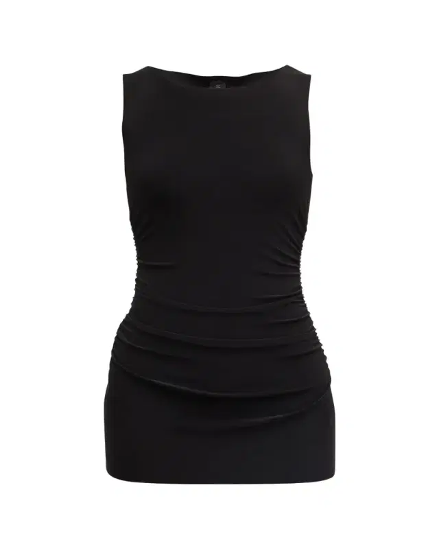Sleeveless 4-Way Stretch Mini Pickleball Dress