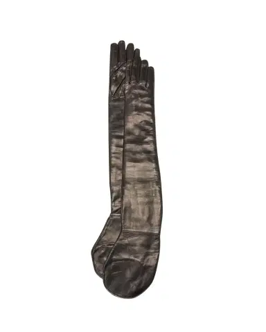 Jil Sander Patent Leather Shoulder Gloves | Thumbnail 1 Jil Sander Patent Leather Shoulder Gloves | Thumbnail 1