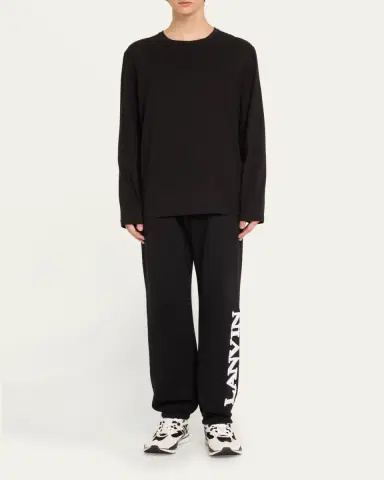 Lanvin Men's Meteor Colorblock Runner Sneakers | Thumbnail 3