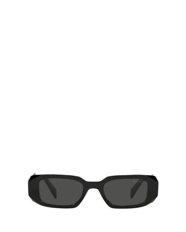 Prada Geometric Rectangle Acetate Sunglasses