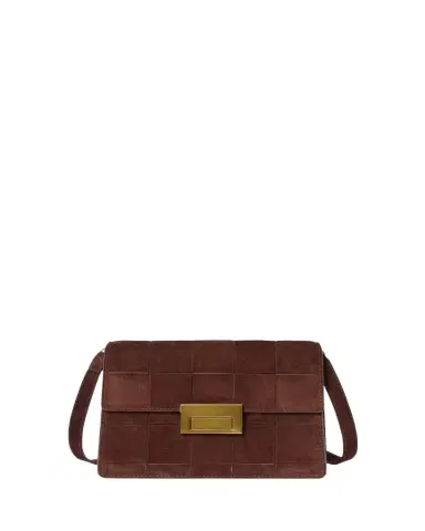 Loeffler Randall Delphine Woven Suede Crossbody Bag | Thumbnail 1 Loeffler Randall Delphine Woven Suede Crossbody Bag | Thumbnail 1