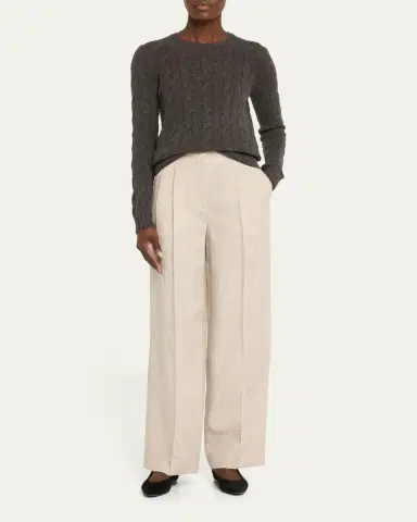 Ralph Lauren Collection Classic Cable Cashmere Sweater | Thumbnail 2