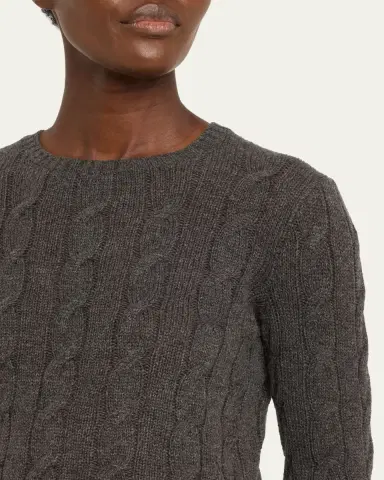 Ralph Lauren Collection Classic Cable Cashmere Sweater | Thumbnail 5