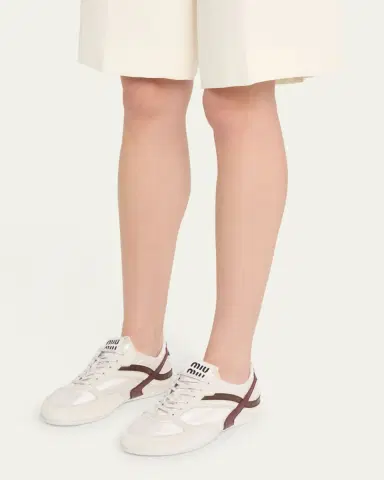 Miu Miu Colorblock Nylon Tech Runner Sneakers | Thumbnail 2