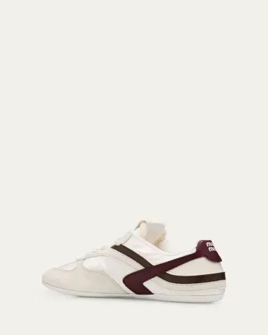 Miu Miu Colorblock Nylon Tech Runner Sneakers | Thumbnail 4