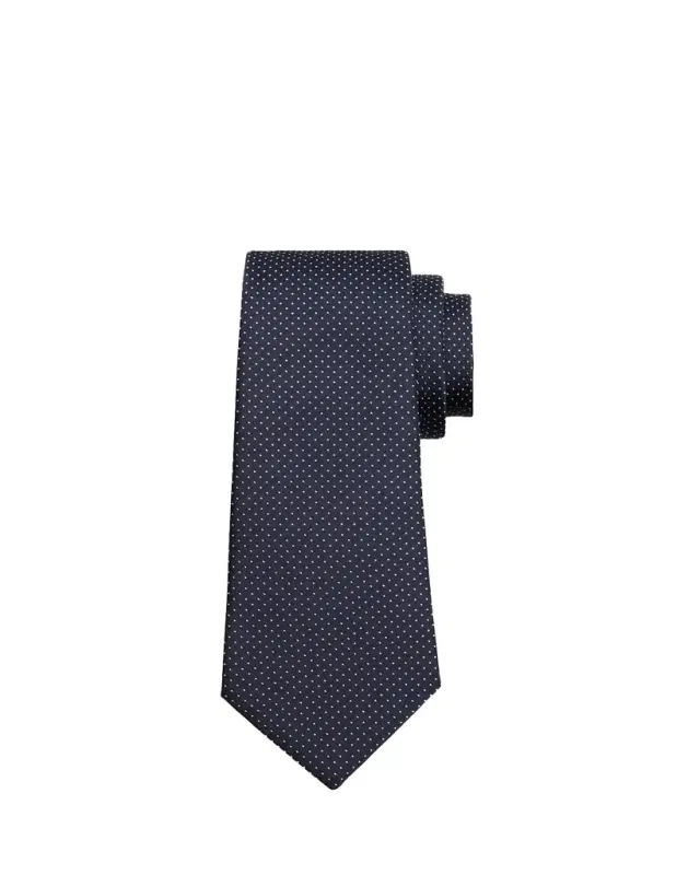Men's Micro-Dot Silk Tie