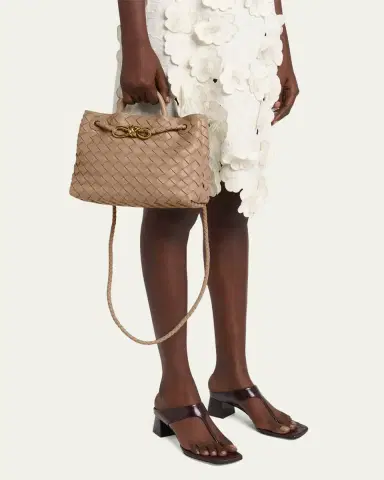 Bottega Veneta Andiamo Small Leather Top-Handle Bag | Thumbnail 14