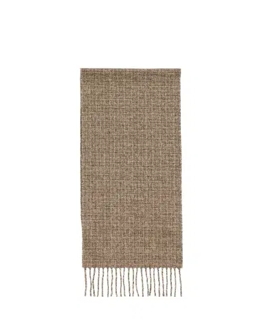Loro Piana Men's Mouline Tweed Cashmere Scarf | Thumbnail 1