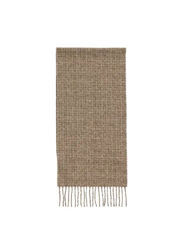 Men's Mouline Tweed Cashmere Scarf