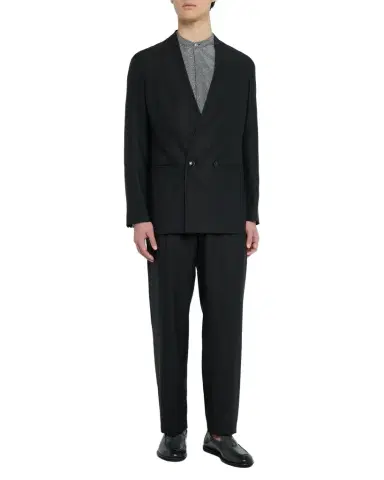 Giorgio Armani Men 's Upton Double-Breasted Suit | Thumbnail 1 Giorgio Armani Men 's Upton Double-Breasted Suit | Thumbnail 1