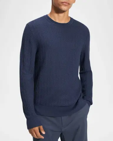 Theory Men 's Merino Wool Crewneck Sweater | Thumbnail 3