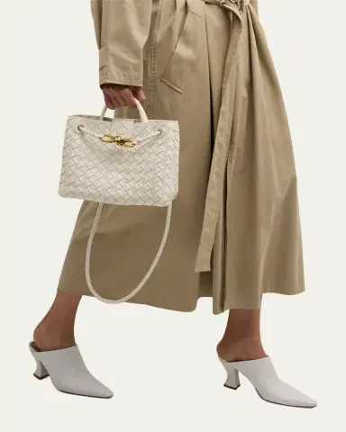 Bottega Veneta Andiamo Small Leather Top-Handle Bag | Thumbnail 9