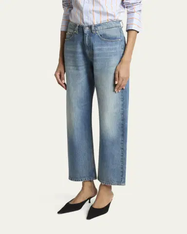 Victoria Beckham Bernie Relaxed Jeans | Thumbnail 4 Victoria Beckham Bernie Relaxed Jeans | Thumbnail 4