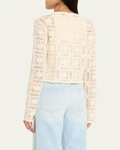 FRAME The Crochet Cardigan | Thumbnail 3