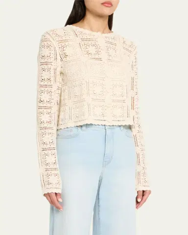 FRAME The Crochet Cardigan | Thumbnail 4