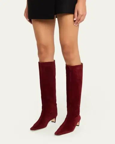 STAUD Wally Suede Knee-High Boots | Thumbnail 3 STAUD Wally Suede Knee-High Boots | Thumbnail 3