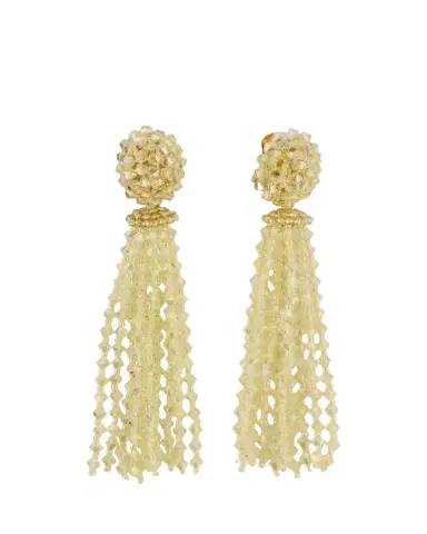 Oscar de la Renta Long Tassel Earrings | Thumbnail 1 Oscar de la Renta Long Tassel Earrings | Thumbnail 1