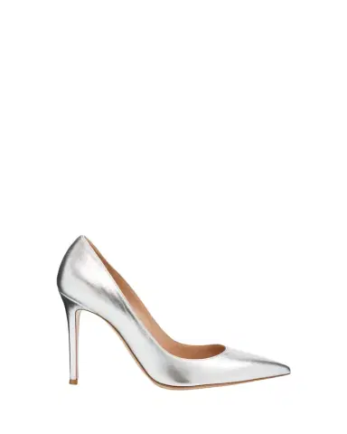 Gianvito Rossi 105mm Gianvito Metallic Leather Pumps | Thumbnail 1