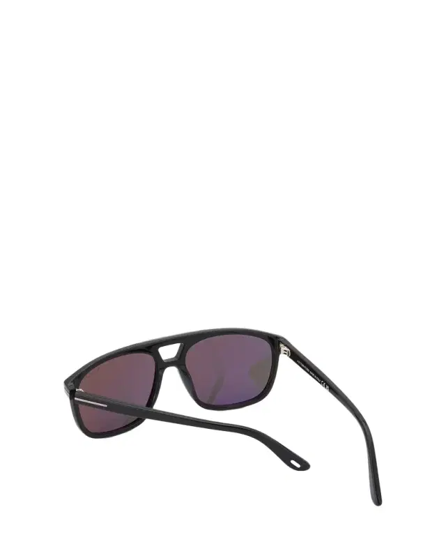 Men 's Penn Double-Bridge Acetate Square Sunglasses Men 's Penn Double-Bridge Acetate Square Sunglasses
