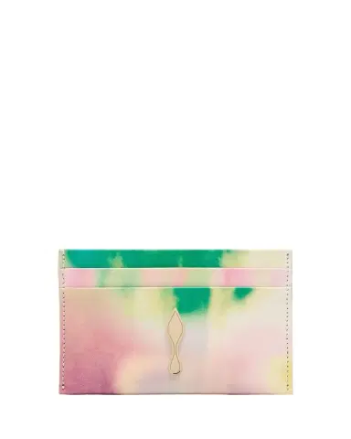 Christian Louboutin Bettina Card Holder in Tie Dye Leather | Thumbnail 1 Christian Louboutin Bettina Card Holder in Tie Dye Leather | Thumbnail 1