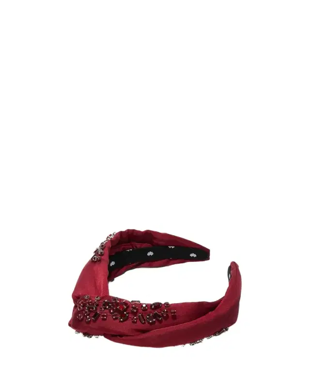 Marlene January Garnet Jeweled Birthstone Headband