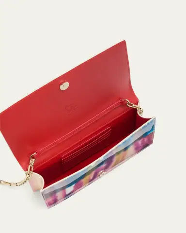 Christian Louboutin Bettina Tie Dye Wallet on Chain in Leather | Thumbnail 4