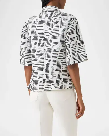Akris Dance Movements Linen Toile Blouse | Thumbnail 2 Akris Dance Movements Linen Toile Blouse | Thumbnail 2