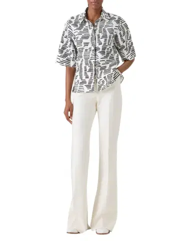 Akris Dance Movements Linen Toile Blouse | Thumbnail 1 Akris Dance Movements Linen Toile Blouse | Thumbnail 1