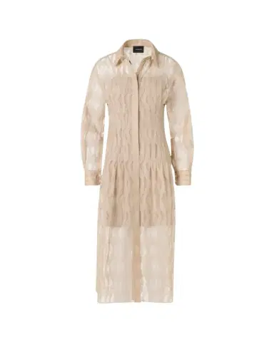 Akris High Plains Embroidered Tulle Midi Shirtdress | Thumbnail 1