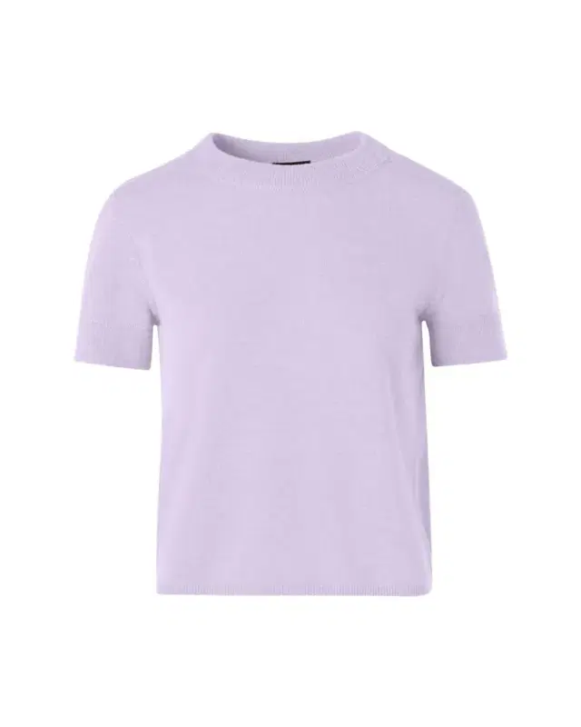 Akris Cashmere Knit Short-Sleeve Sweater