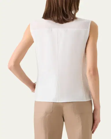 Akris Cotton Voile Button-Down Fitted Shirt | Thumbnail 3 Akris Cotton Voile Button-Down Fitted Shirt | Thumbnail 3