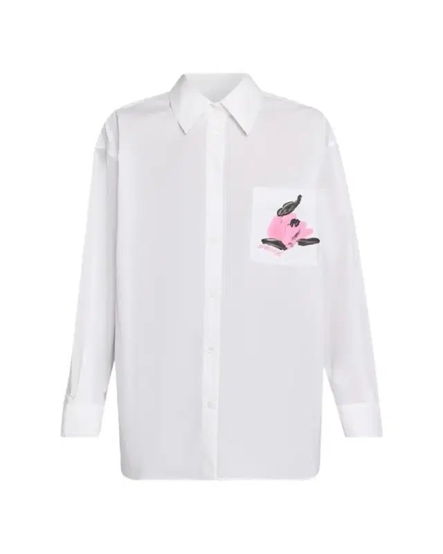 Flower Patch Oversized Button-Down Shirt