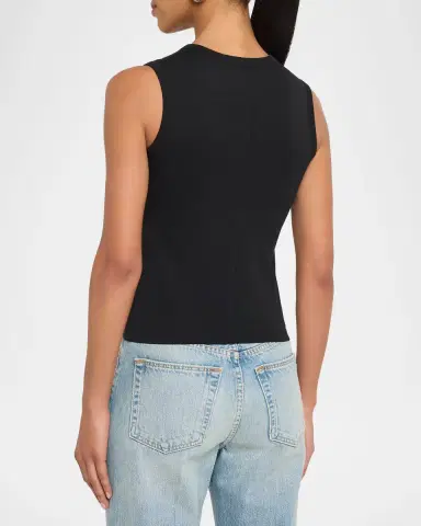 SLVRLAKE Crewneck Cotton Tank Top | Thumbnail 2