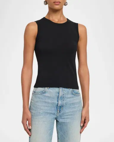 SLVRLAKE Crewneck Cotton Tank Top | Thumbnail 3