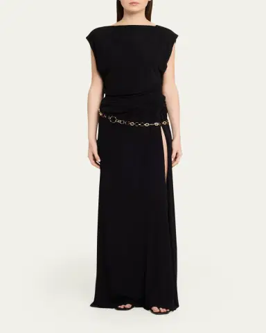 Christopher Esber Tortoiseshell Chain Jersey Top | Thumbnail 2 Christopher Esber Tortoiseshell Chain Jersey Top | Thumbnail 2